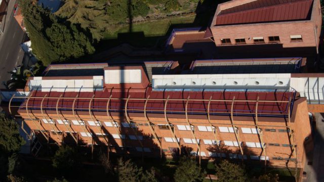 Vista aérea del Pabellón del Internado