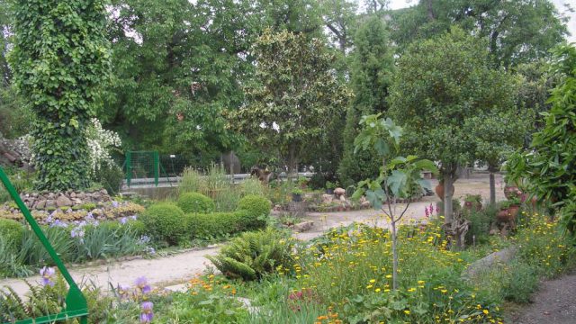 Entrada a la zona de "Los nogales"
