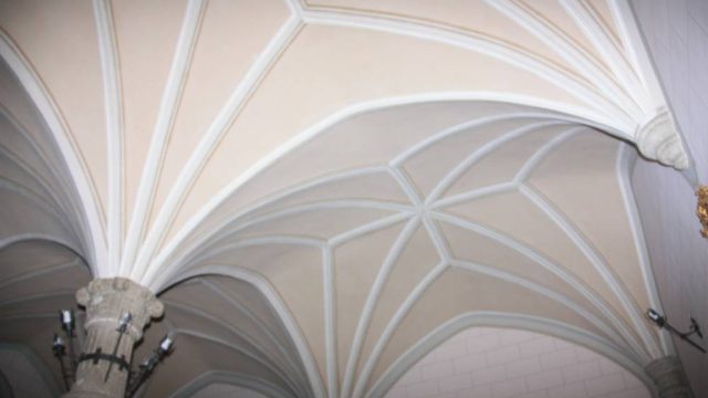 Detalle de las bóvedas del Recibidor del Colegio