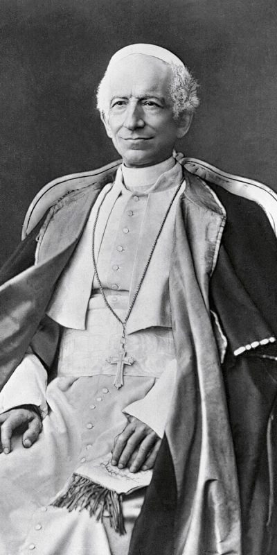 León XIII, el papa que beatificó a Juana de Lestonnac. Fuente: Wikipedia
